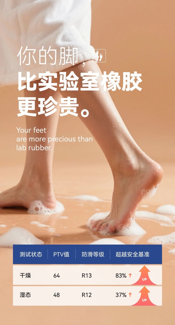 防滑添一證！德國萊茵TüV認(rèn)證 x 萬磊微水泥