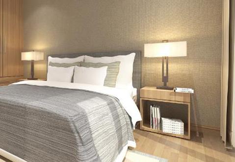 硅藻泥臥室背景墻，好的一天是從醒來開始