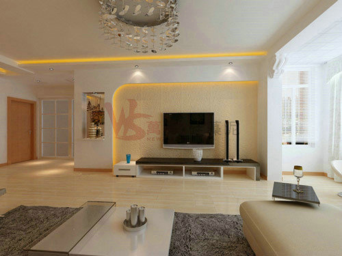 硅藻泥背景墻塑造粗獷、大氣、厚重的立體效果