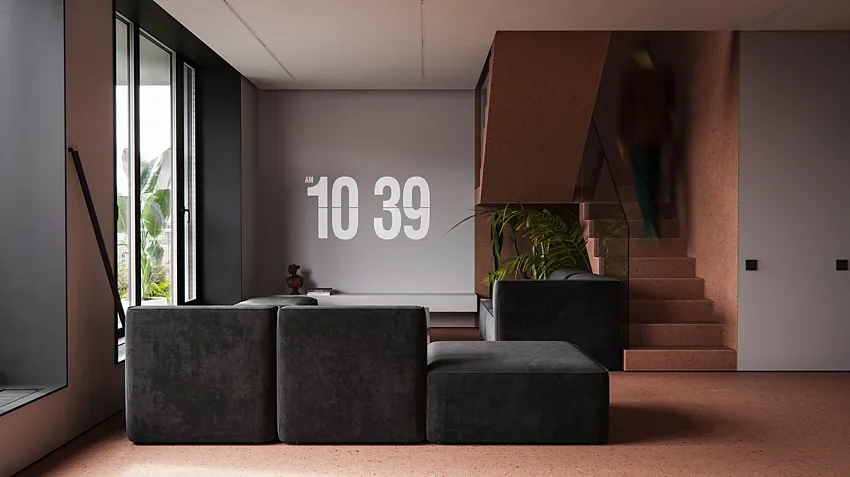 萬磊設(shè)計(jì)丨前衛(wèi)時(shí)尚粉色的微水泥，你敢嘗試嗎